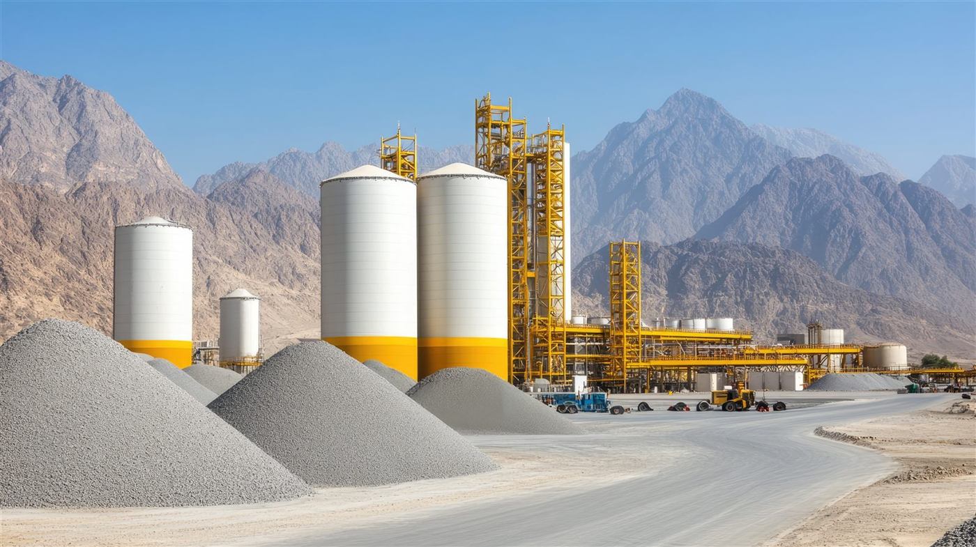 High-grade reinforced concrete industrial silos