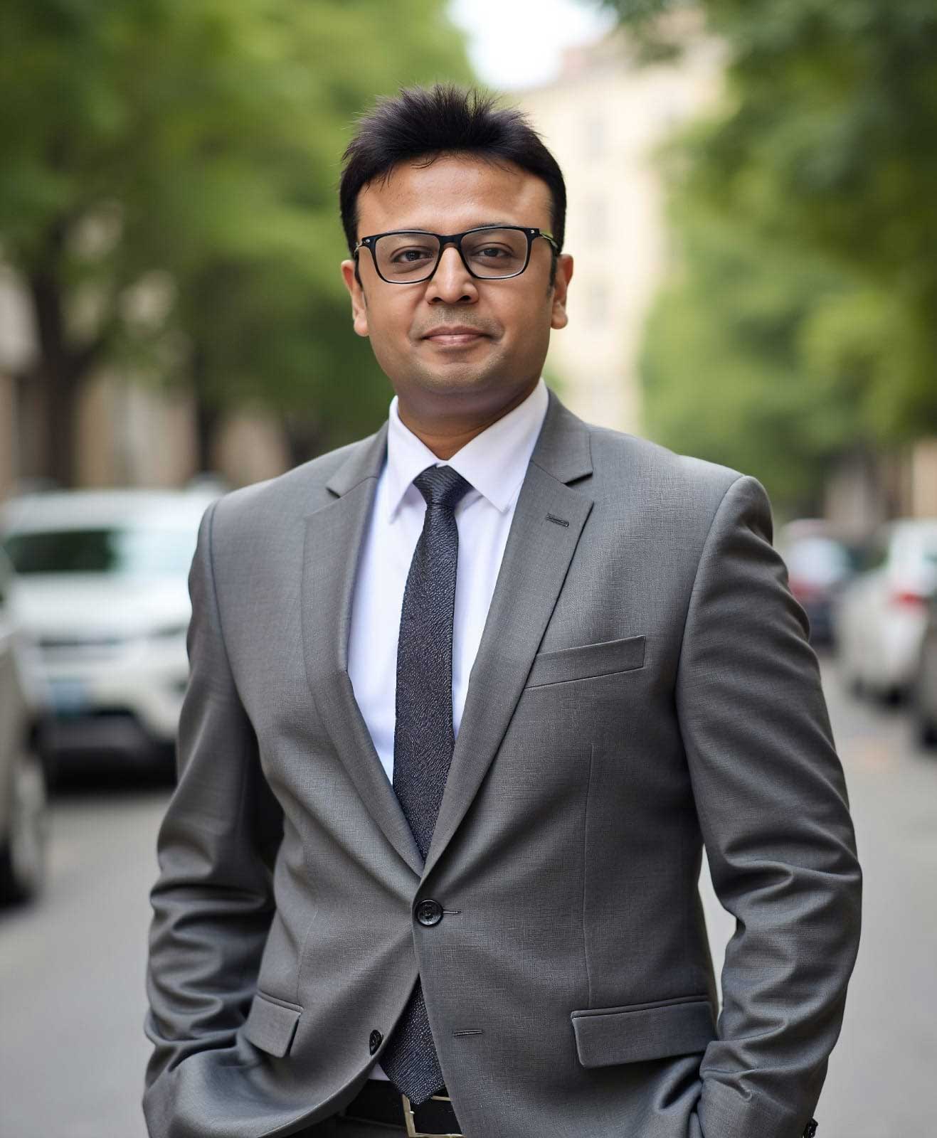 Portrait of Harshvardhan Agarwal, CEO of IMECO Overseas